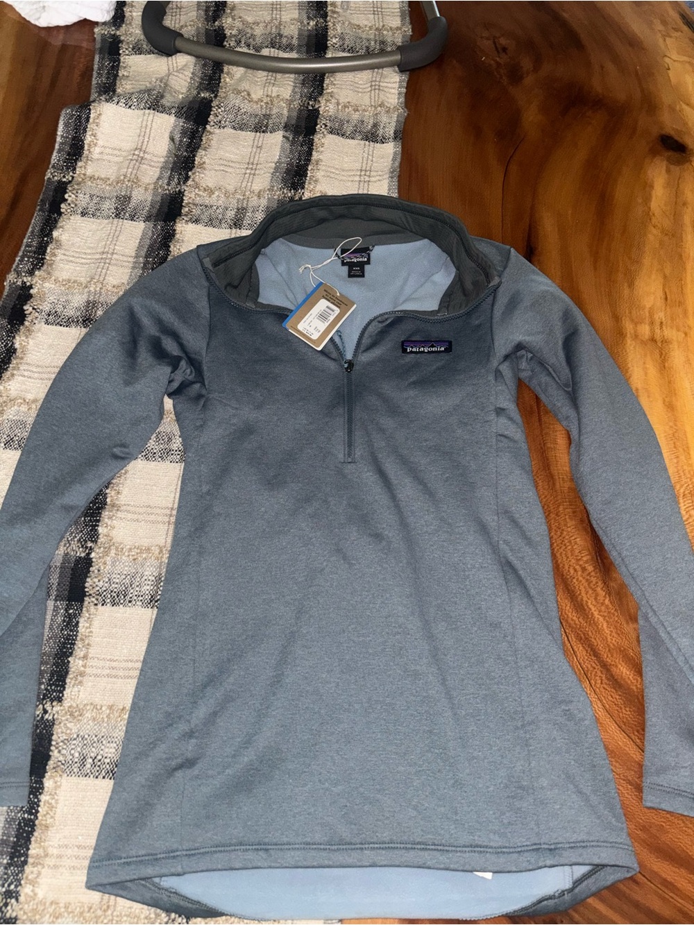 Patagonia Light Slate Blue Fleece Pullover